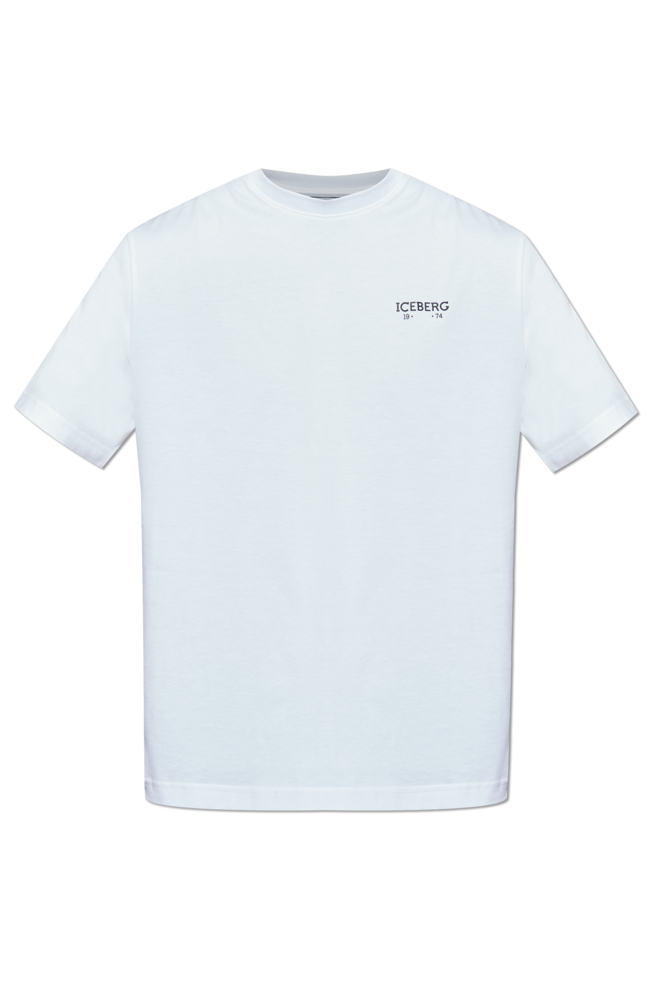 Tシャツ・カットソー ICE B ICEBERG Men T Shirts F018 63061101 White Iceberg embroidered-logo Detail T-shirt | Neutrals | FARFETCH